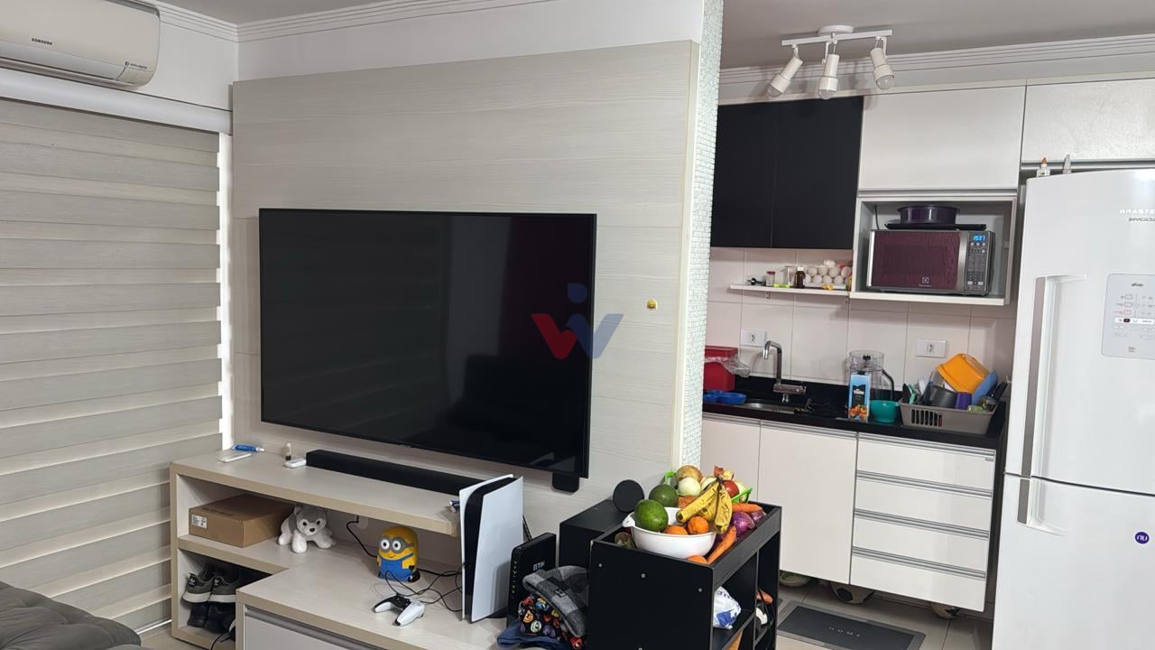 Porteira Fechada - Apartamento Completo no  9  andar,  com 2 d...