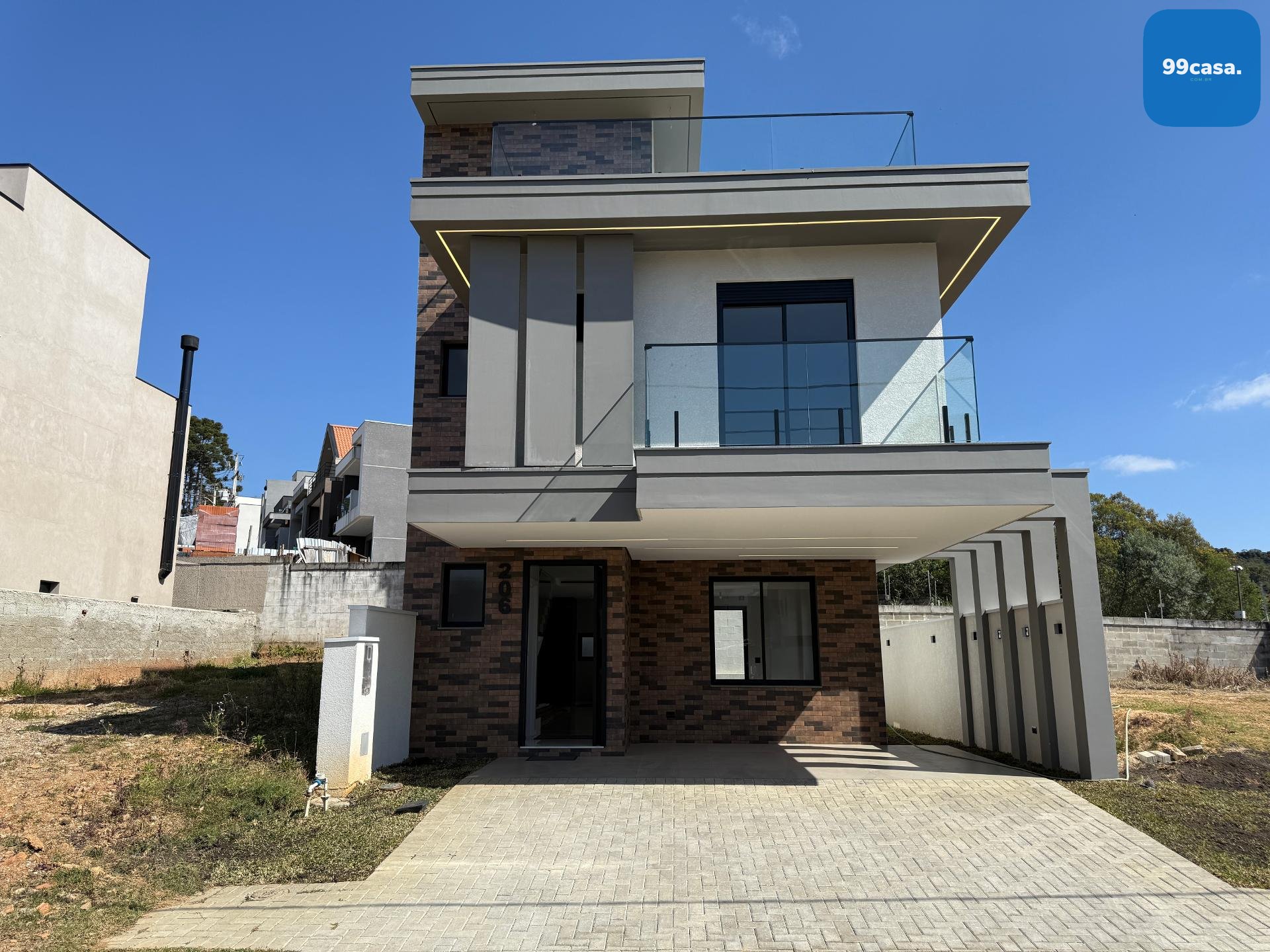 Casa com 4 dormitorios em condominio, santa cândida, CURITIBA ...