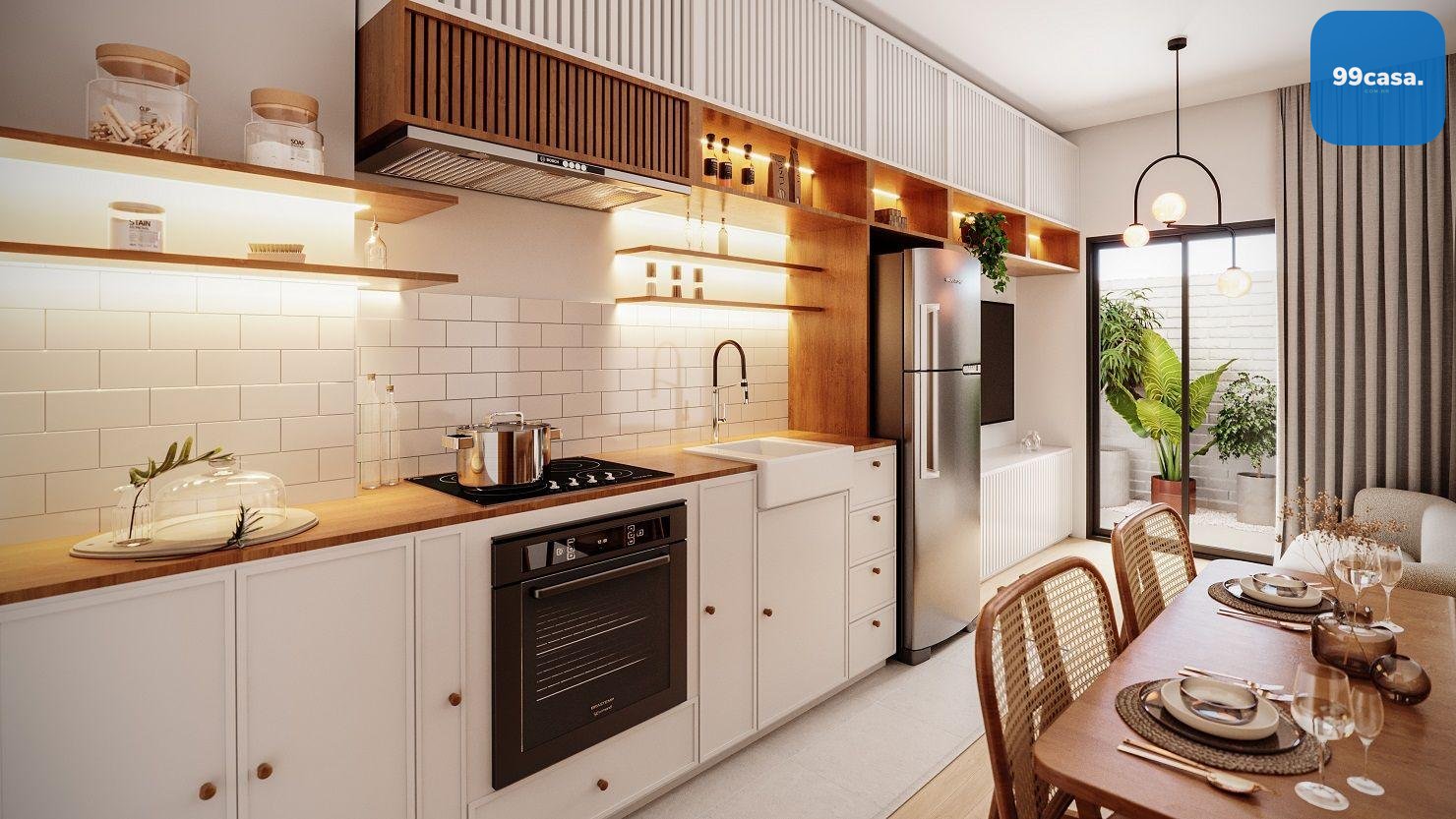 Apartamento Garden à venda no Bacacheri, proximo Ca´dore - CUR...