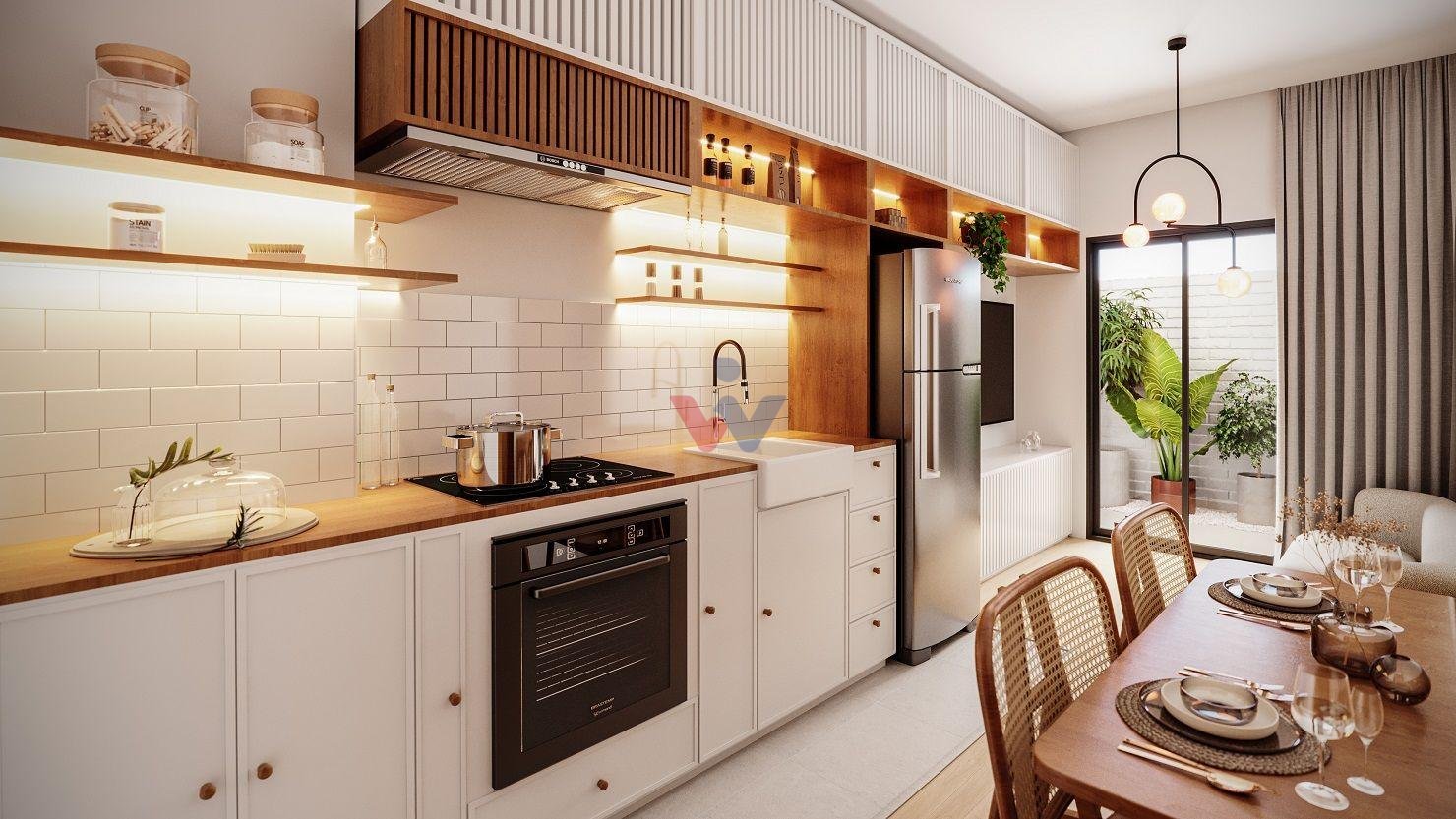 Apartamento Garden à venda no Bacacheri, proximo Ca´dore - CUR...