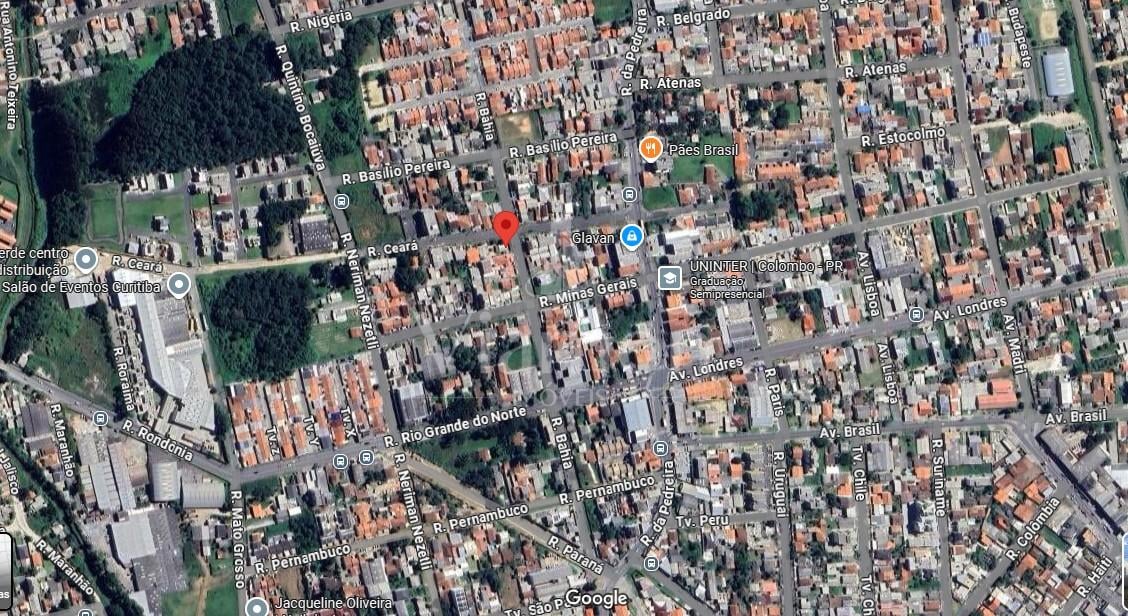 Terreno ZR3, na vila guaraci, 630m  de esquina em COLOMBO - PR