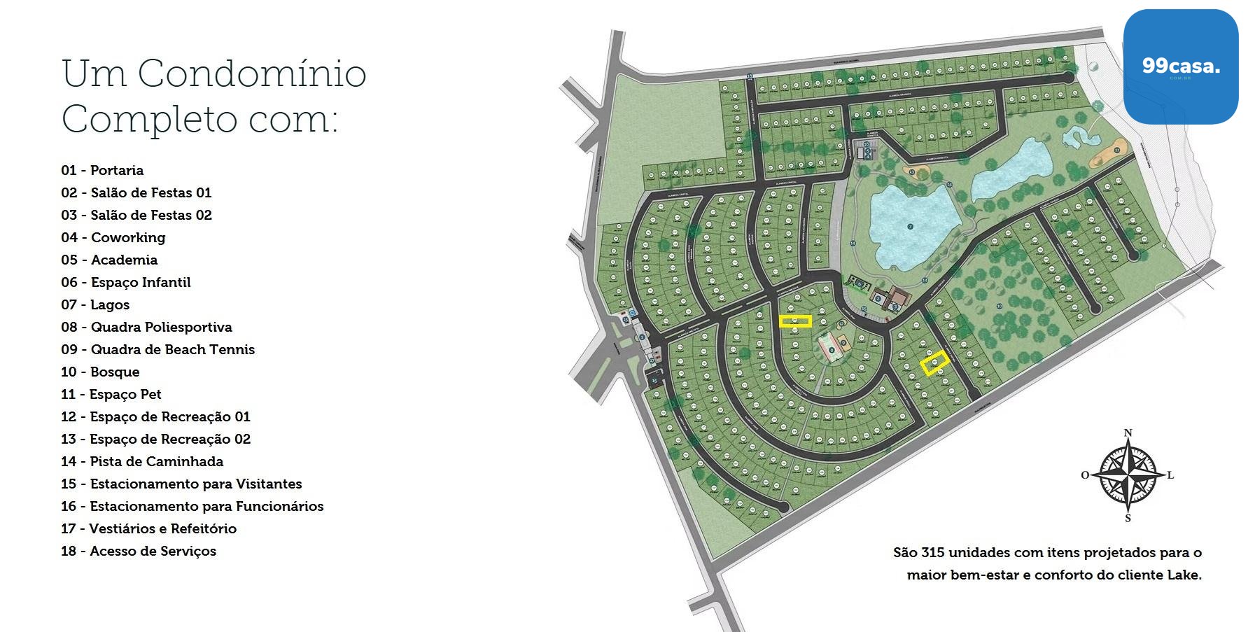 Terreno à venda no condominio Lake Boulevard no centro, PIRAQU...