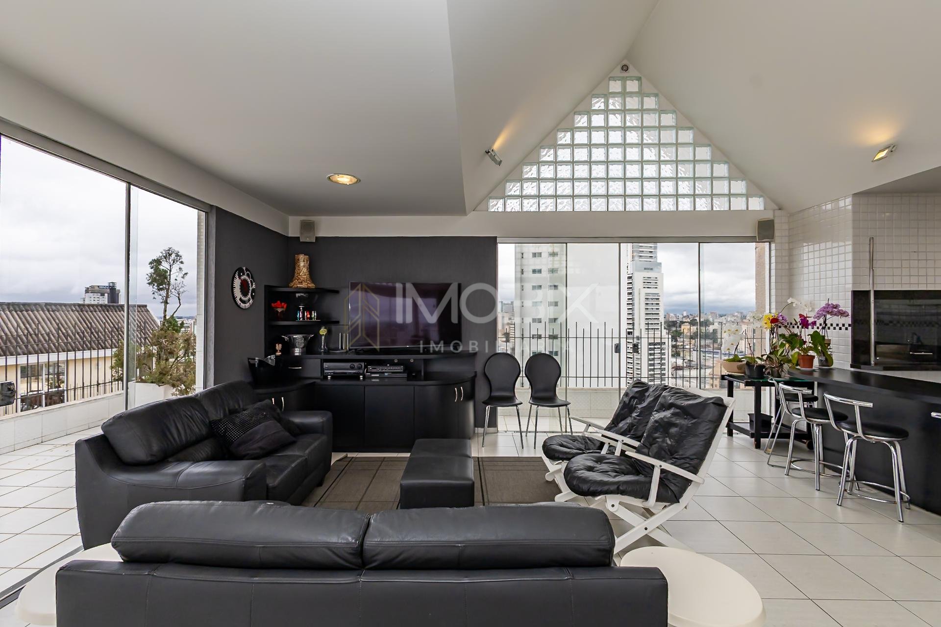 20  andar, Cobertura Triplex, Centro Cívico, 4 Vagas, Gourmet ...