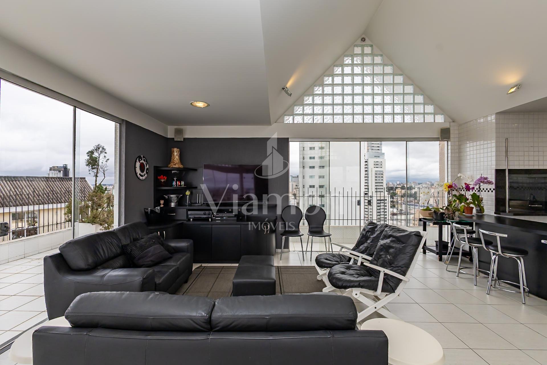 20  andar, Cobertura Triplex, Centro Cívico, 4 Vagas, Gourmet ...