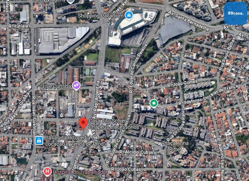 Terreno Comercial à venda com 1050 m2, novo mundo, CURITIBA - PR