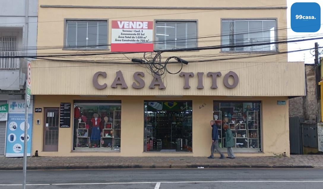 Terreno Comercial à venda com 1050 m2, novo mundo, CURITIBA - PR