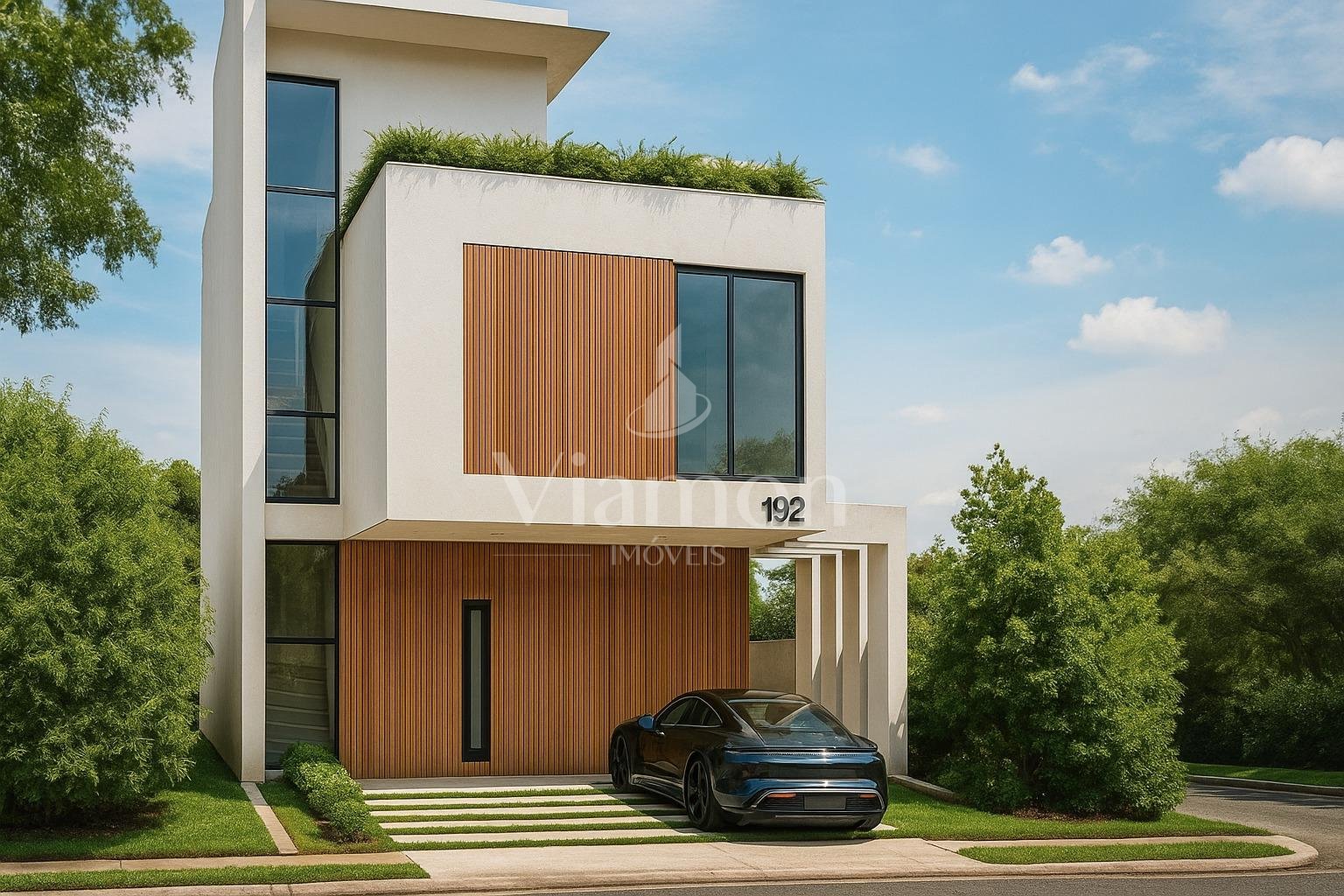 Linda casa em condominio clube, 170m2 privativos, 3 suites