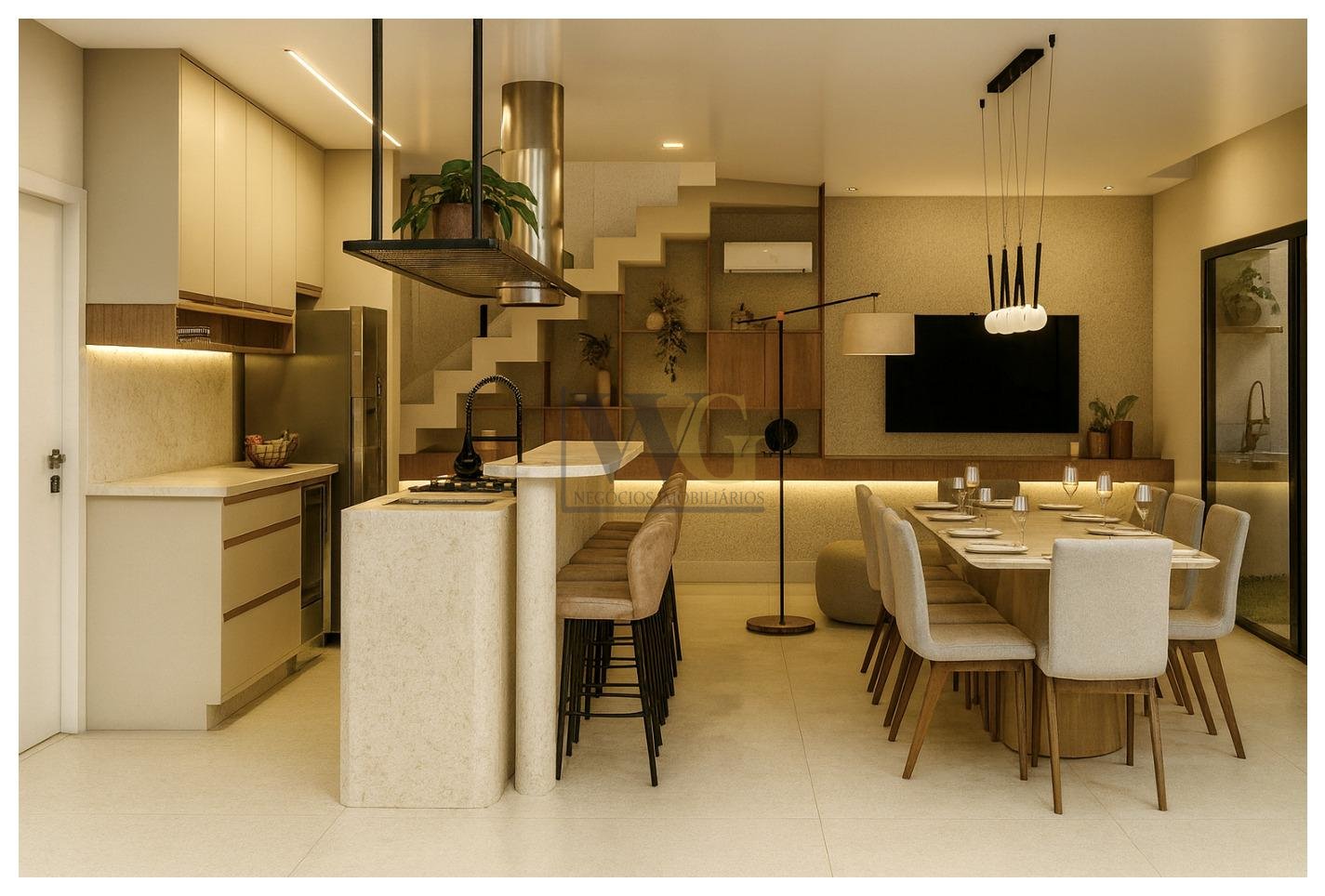 Linda casa em condominio clube, 170m2 privativos, 3 suites