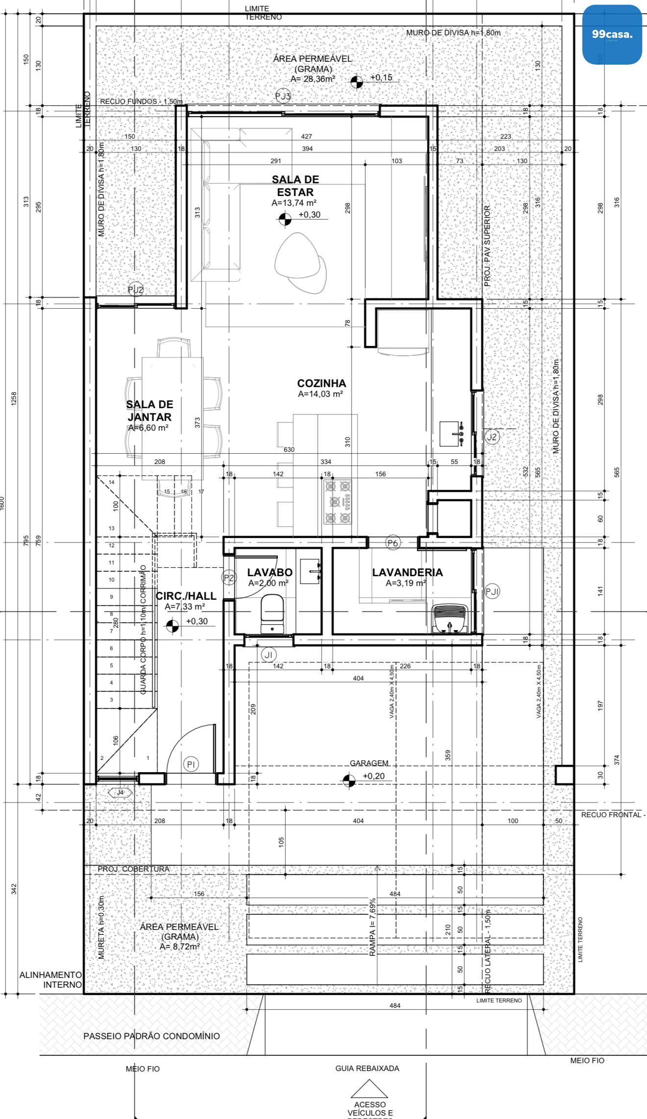 Casa com o melhor projeto no Paysage Vivendas do Parque. 3 sui...