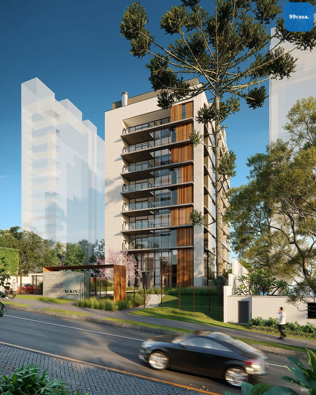 DUPLEX NO CORAÇÃO DO BATEL, 95m  privativos, 2 vagas. Rua Gute...