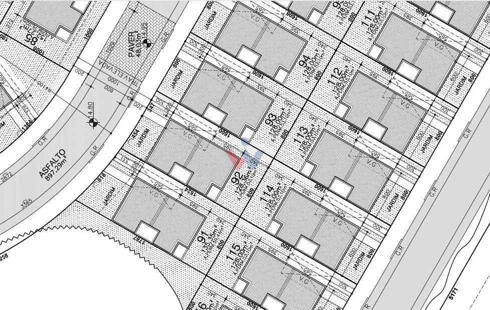 Terreno no Condominio Clube Paysage Vivendas do Bosque - 128,36m2