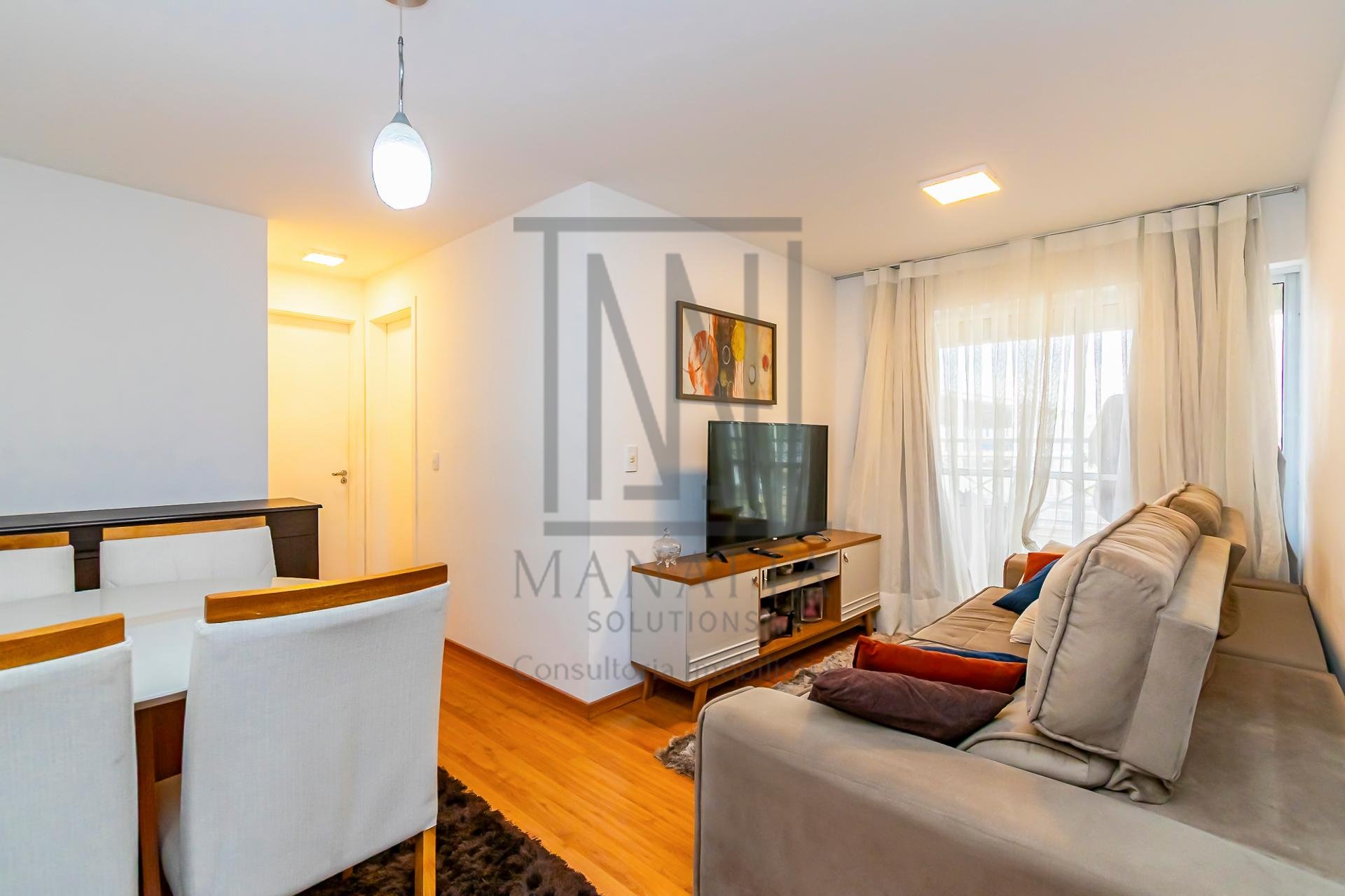 Apartamento com 2 dormitórios,  Condomínio Grand Chateau, Pinh...