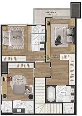 Cobertura com 3 dormitórios à venda, 151 m² por R$ 1.624.319,1...