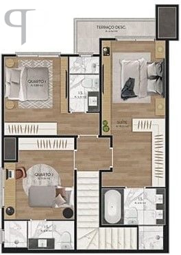 Cobertura com 3 dormitórios à venda, 151 m² por R$ 1.624.319,1...
