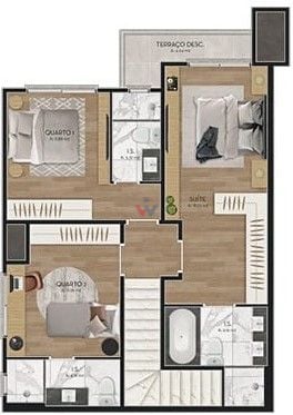 Cobertura com 3 dormitórios à venda, 151 m² por R$ 1.624.319,1...