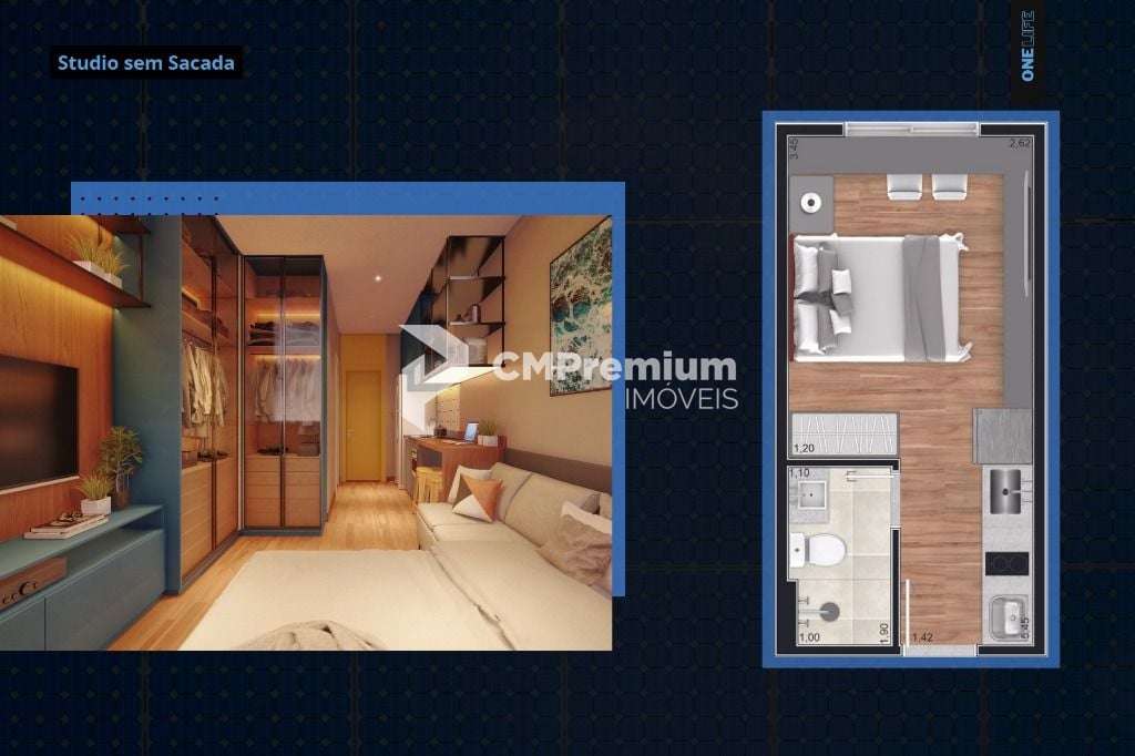 STUDIO DIRETO COM PROPRIETARIO,  por R  258.900,00 - Agua Verd...