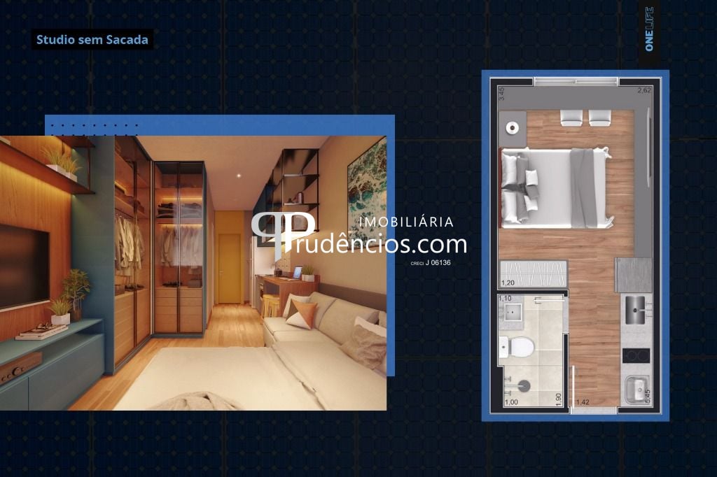 STUDIO DIRETO COM PROPRIETARIO,  por R  258.900,00 - Agua Verd...