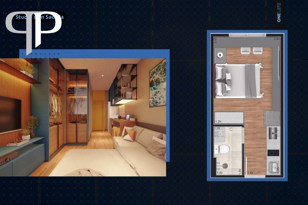 STUDIO DIRETO COM PROPRIETARIO,  por R  258.900,00 - Agua Verd...