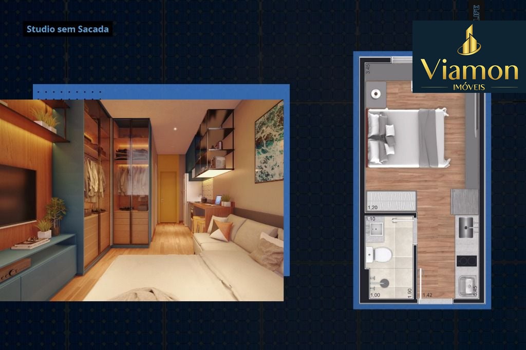 STUDIO DIRETO COM PROPRIETARIO,  por R  258.900,00 - Agua Verd...