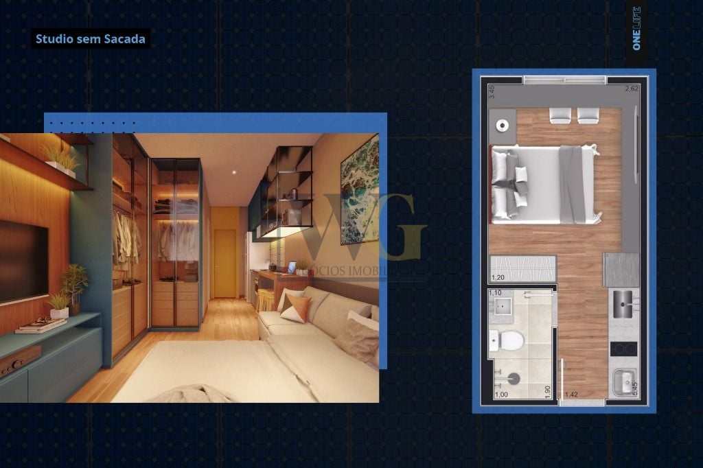 STUDIO DIRETO COM PROPRIETARIO,  por R  258.900,00 - Agua Verd...