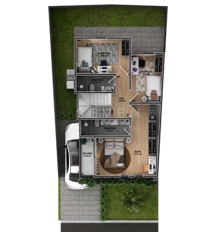 Casa em condominio 3 dormitórios  R  1.090.000,00 - Santa Când...