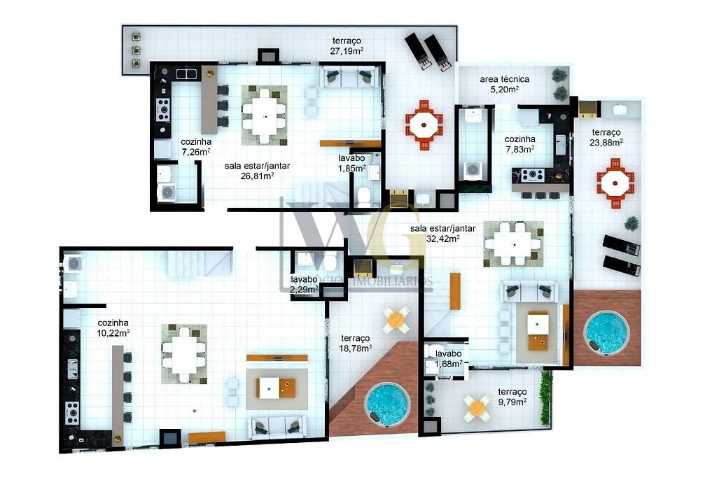 Cobertura com 3 dormitórios à venda, 160 m² por R$ 1.185.313,0...