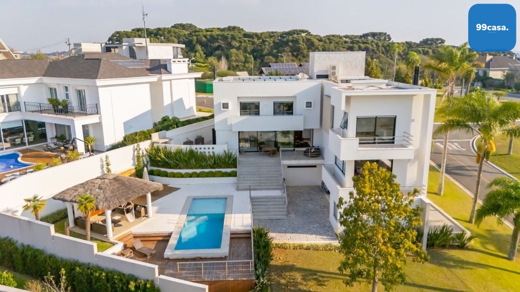 Casa com 4 dormitórios à venda, 545 m  por R  6.900.000,00 - A...