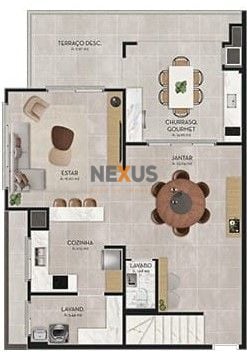 Cobertura com 3 dormitórios à venda, 151 m² por R$ 1.624.319,1...