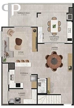 Cobertura com 3 dormitórios à venda, 151 m² por R$ 1.624.319,1...