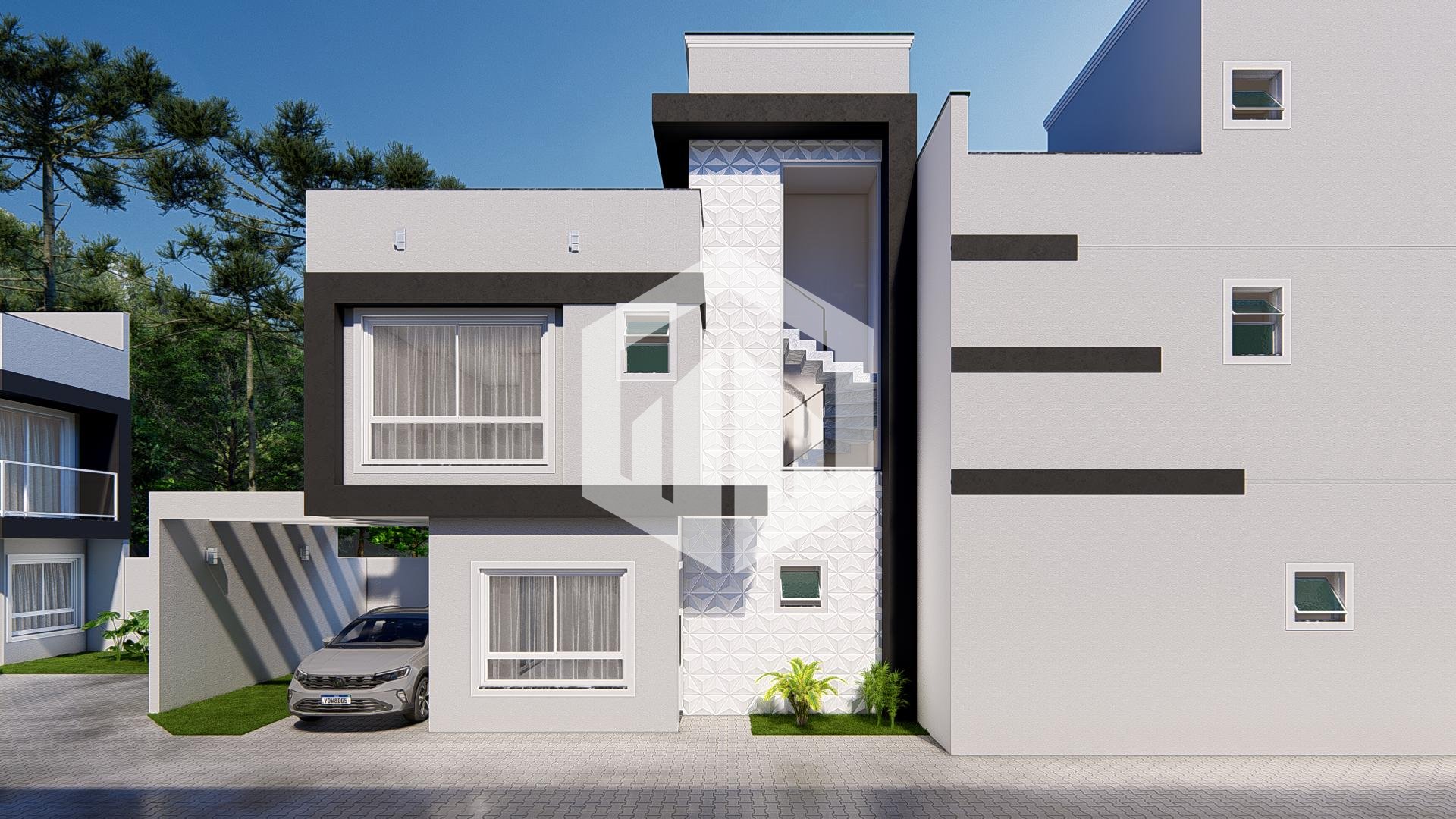 Sobrado à venda com 3 dormitórios - Uberaba, CURITIBA - PR