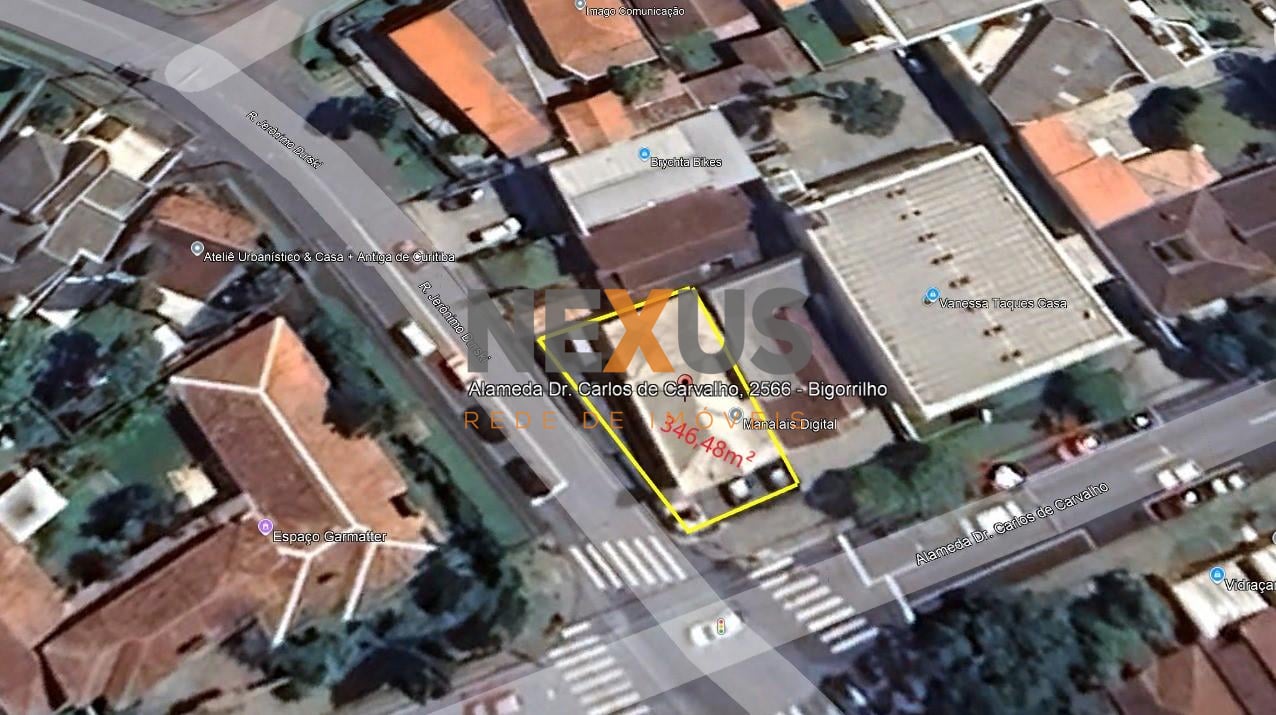 Terreno Comercial à venda, 346.48 m2, BIGORRILHO, CURITIBA - PR