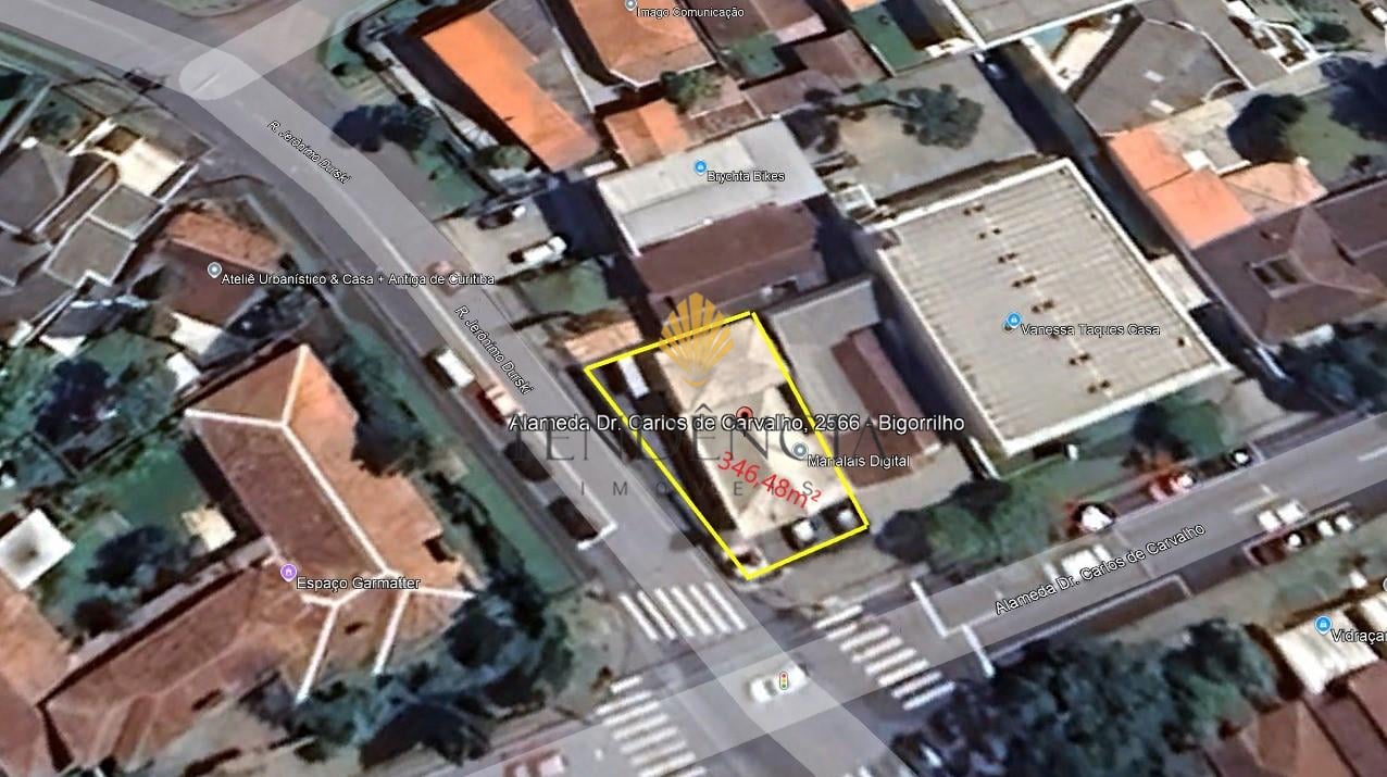 Terreno Comercial ? venda, 346.48 m2, BIGORRILHO, CURITIBA - PR