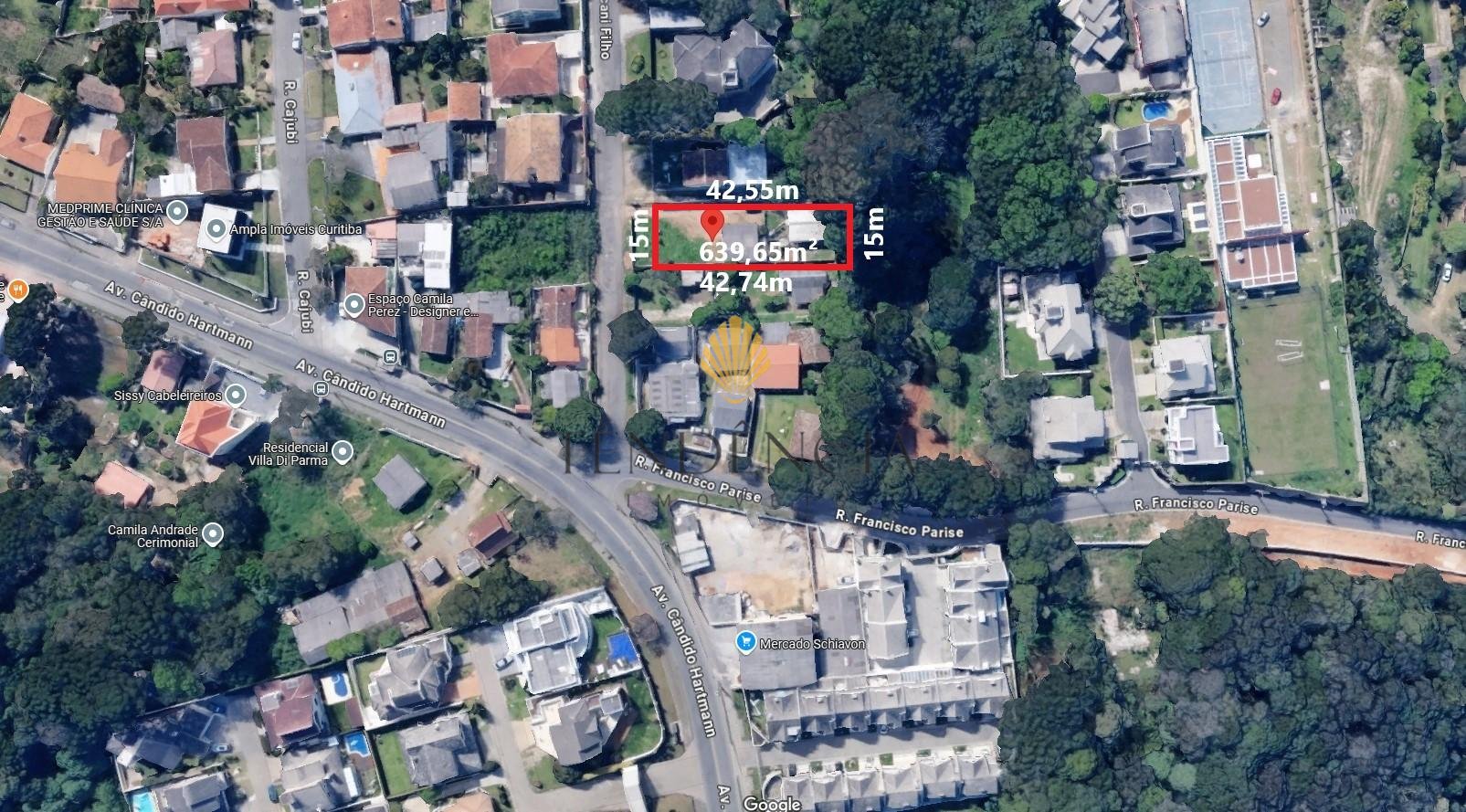 Terreno ? venda, 639.65 m2, SANTA FELICIDADE, CURITIBA - PR