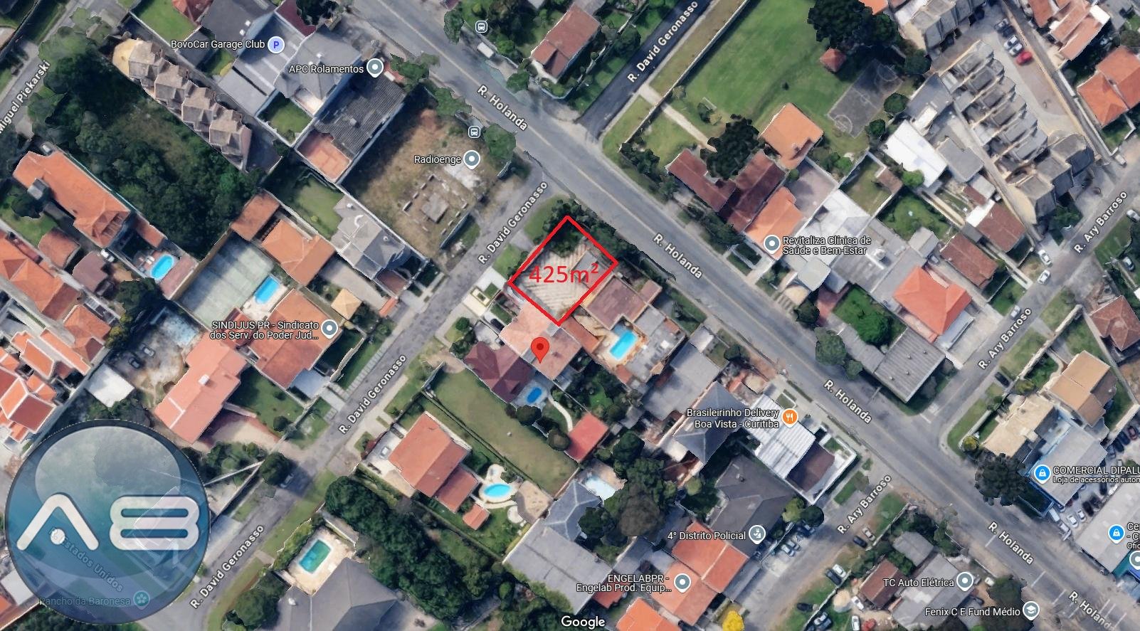 Terreno à venda, 425 m2, BACACHERI, CURITIBA - PR