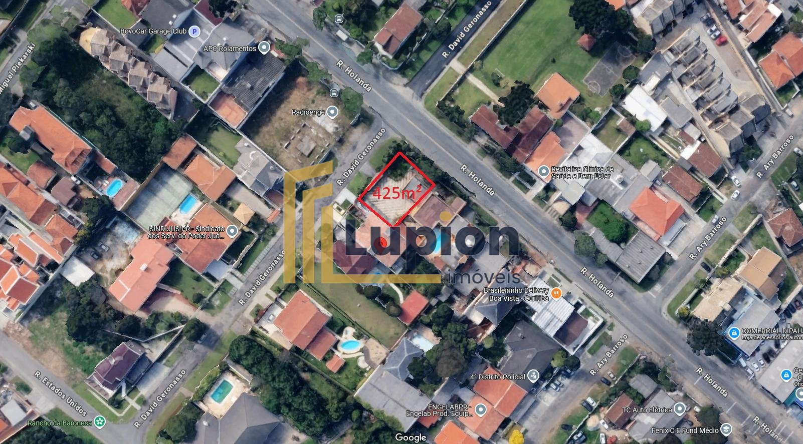 Terreno à venda, 425 m2, BACACHERI, CURITIBA - PR