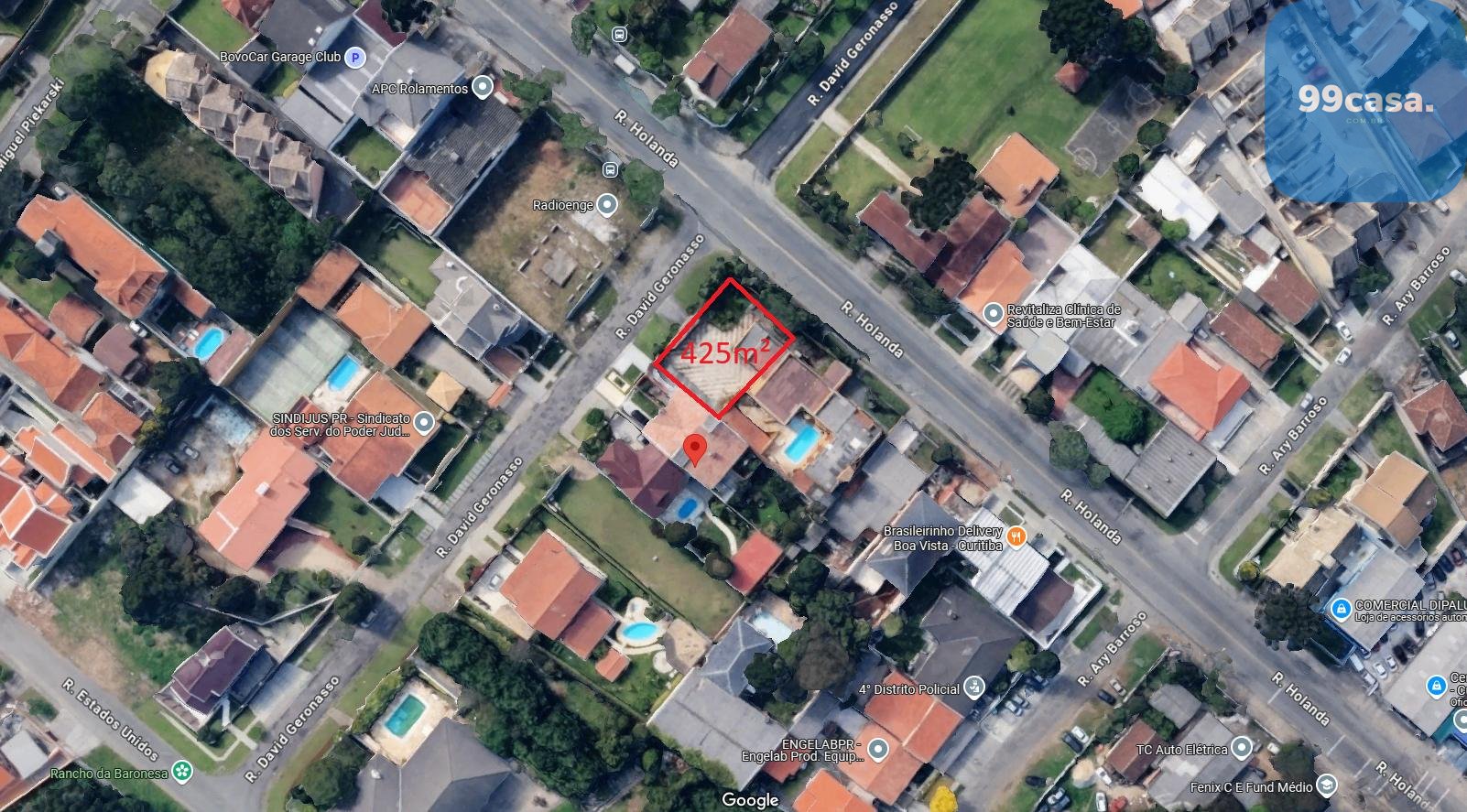 Terreno à venda, 425 m2, BACACHERI, CURITIBA - PR