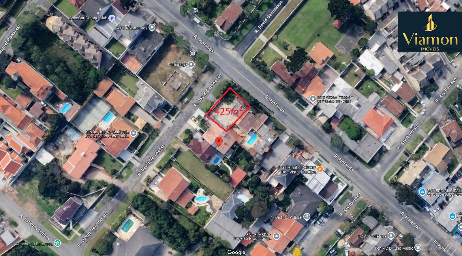 Terreno à venda, 425 m2, BACACHERI, CURITIBA - PR
