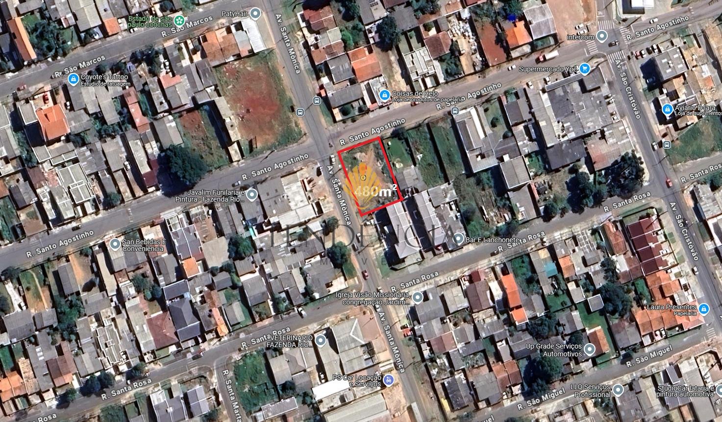 Terreno à venda,480 m2, SANTA TEREZINHA, FAZENDA RIO GRANDE - PR