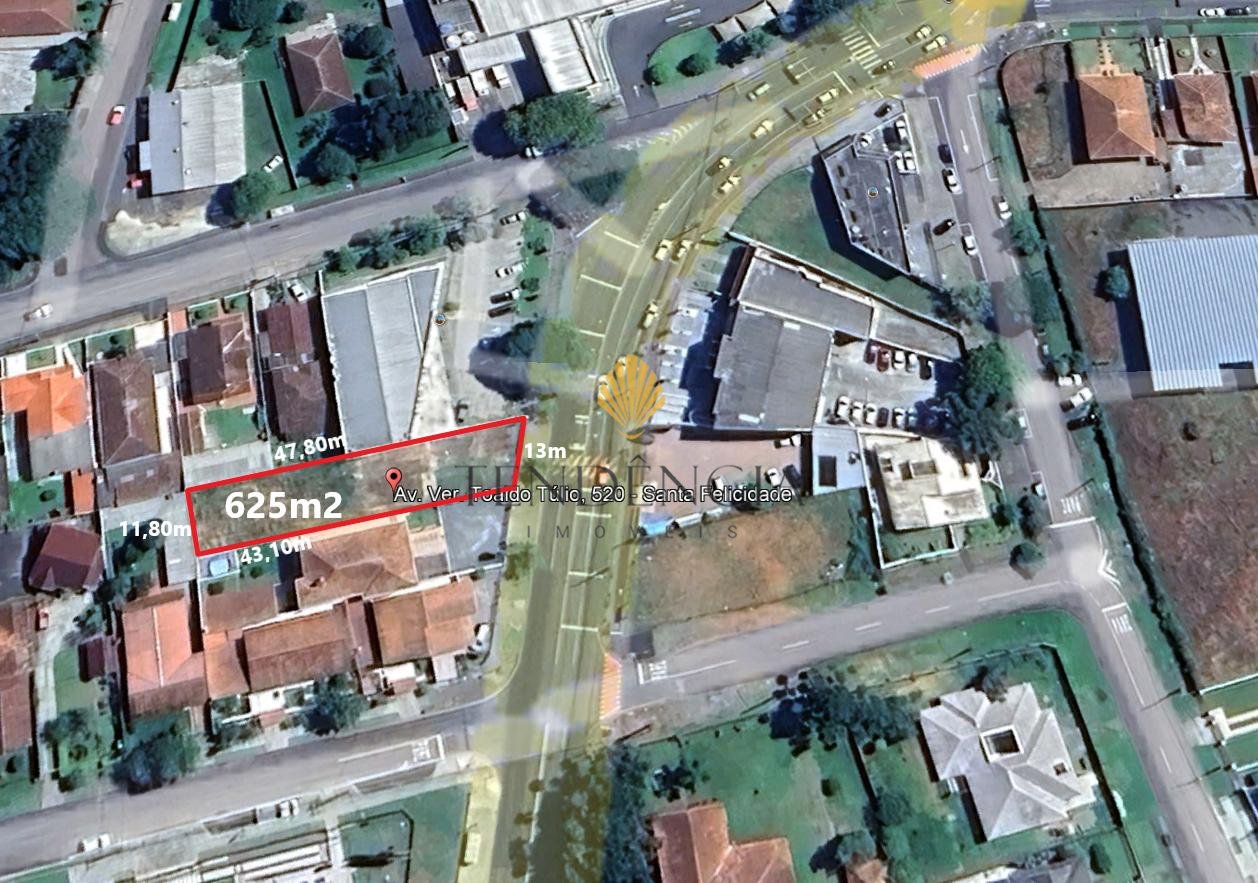 Terreno ? venda, 625 m2, SANTA FELICIDADE, CURITIBA - PR