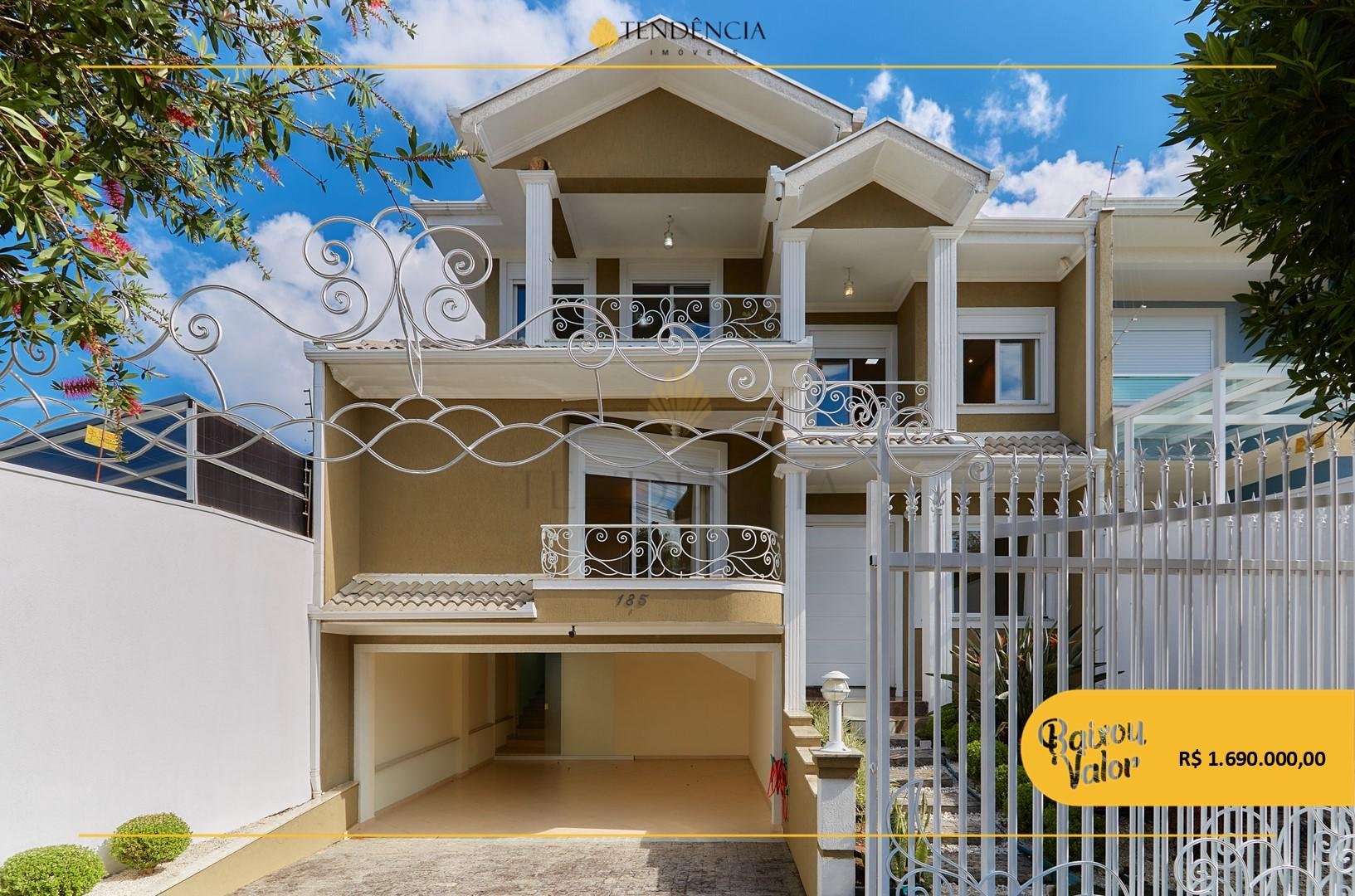 Casa com 4 dormitórios à venda, 330 m2, SÃO BRAZ, CURITIBA - PR