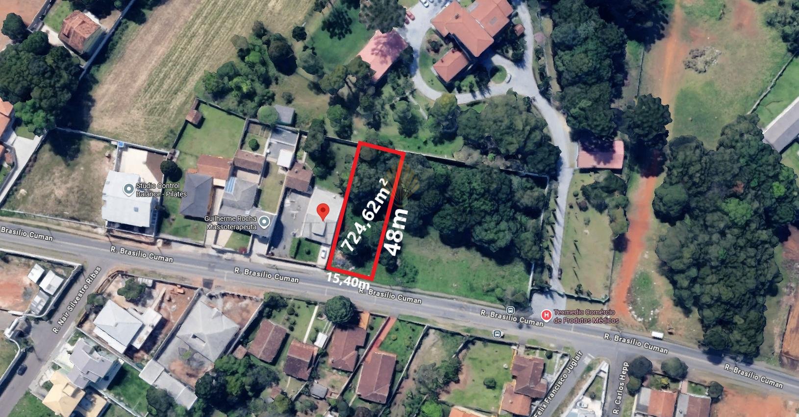 Terreno à venda,724.62 m2 SÃO BRAZ, CURITIBA - PR