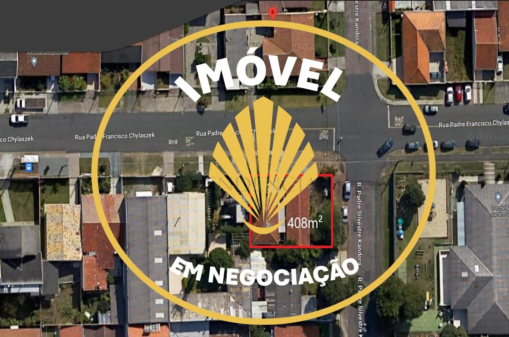 Terreno ? venda, 408 m2, Cidade Industrial - Curitiba PR