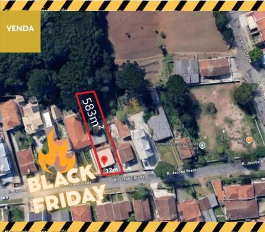 Excelente Terreno ? venda, 583 m2, S?O BRAZ, CURITIBA - PR