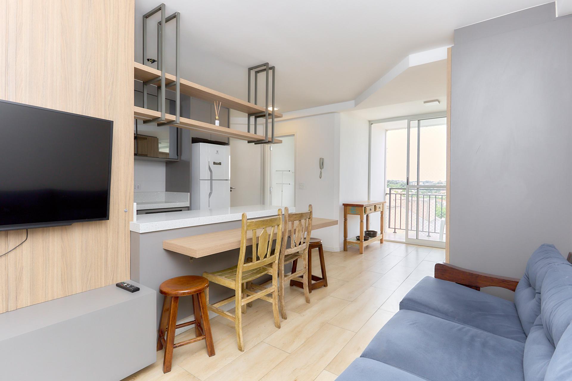 Apartamento para loca??o, 02 quartos, 47m , mobiliado, Xaxim, ...