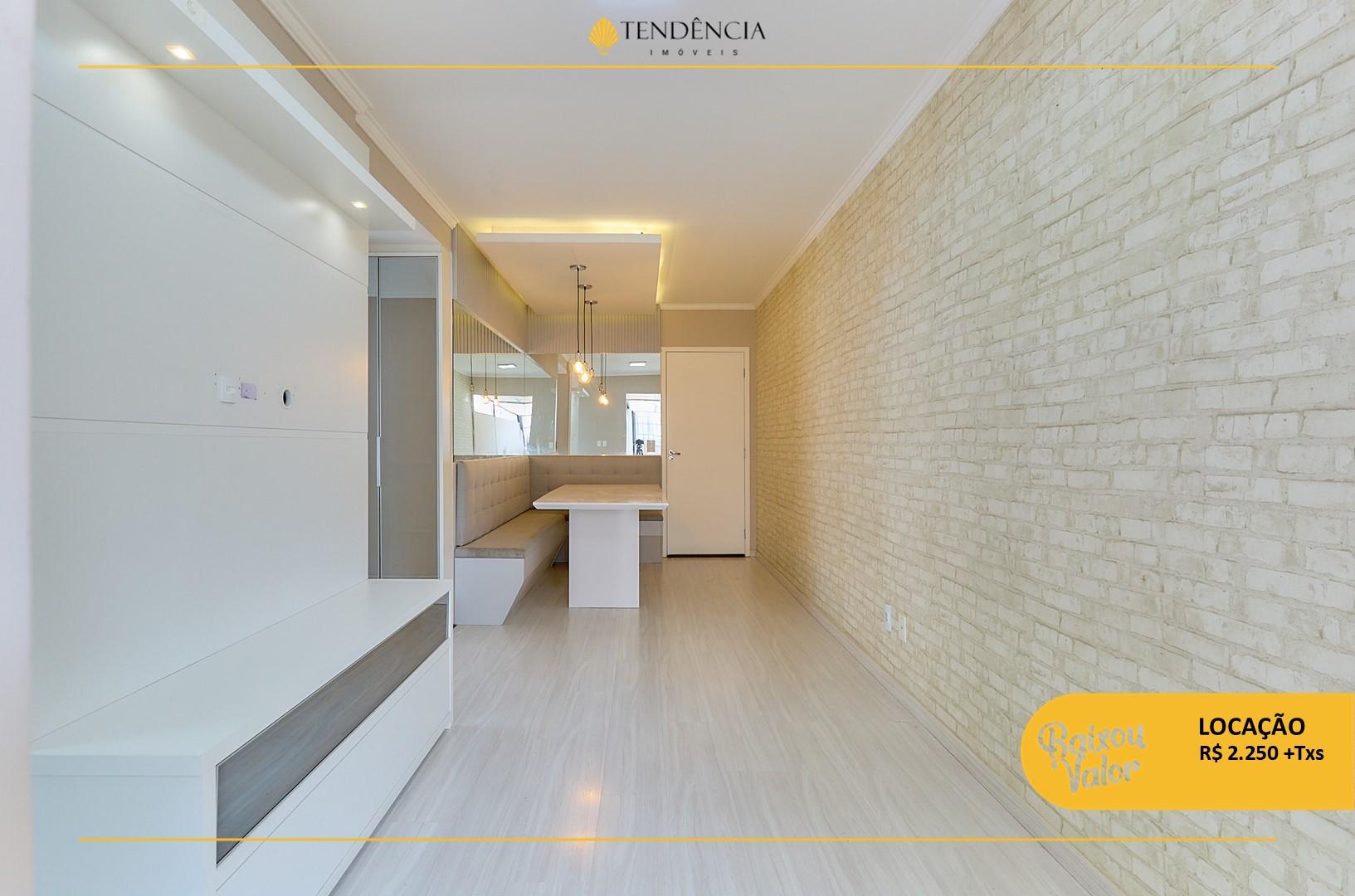 Apartamento com 2 quartos para loca??o, 64 m2, CURITIBA - PR