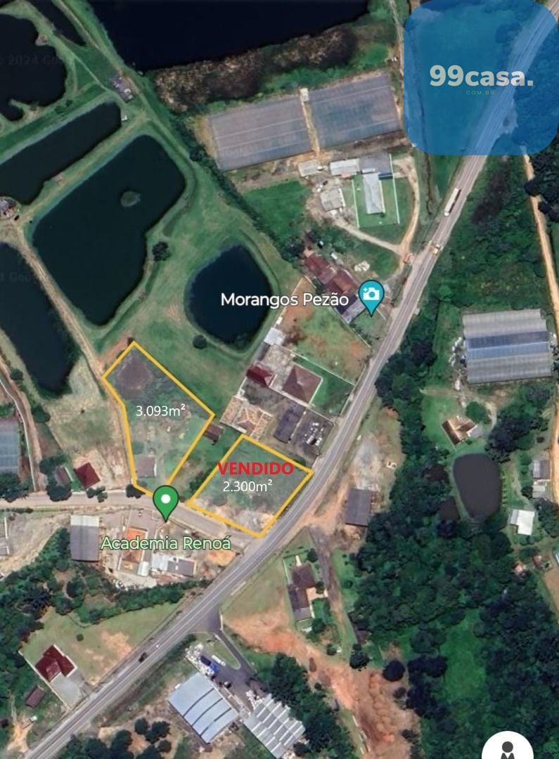 Terreno à venda, 3.093 m2 por R  949.000,00 - Cachoeira - São ...