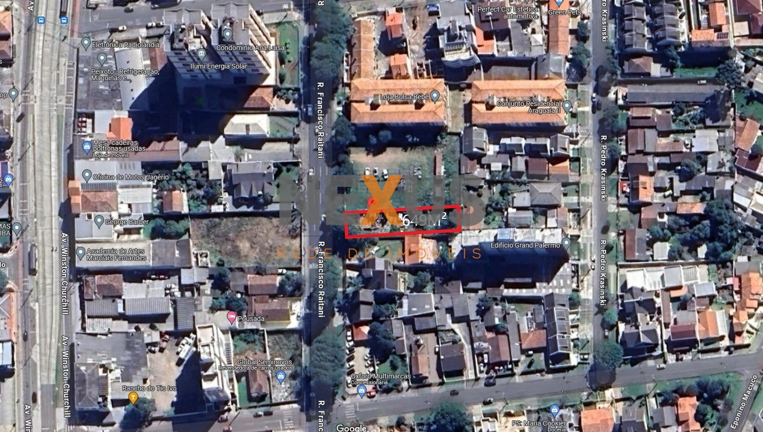 Terreno à venda, 649 m2, Capão Raso - Curitiba PR