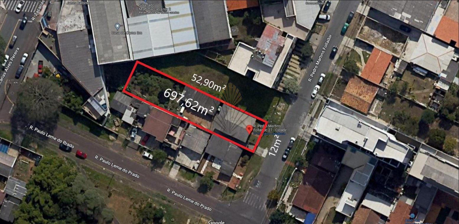 Terreno à venda, 697.62 m2, CENTRO, SAO JOSE DOS PINHAIS - PR