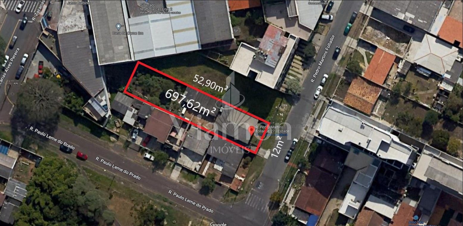 Terreno à venda, 697.62 m2, CENTRO, SAO JOSE DOS PINHAIS - PR