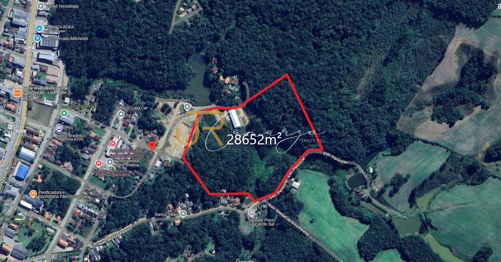 Terreno à venda, 28.652 m2 por R  4.599.000,00 - Centro - Tiju...